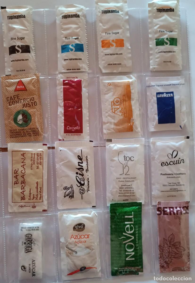 Sobres de az&uacute;car de colecci&oacute;n: 16 sobres az&uacute;car llenos - Foto 1
