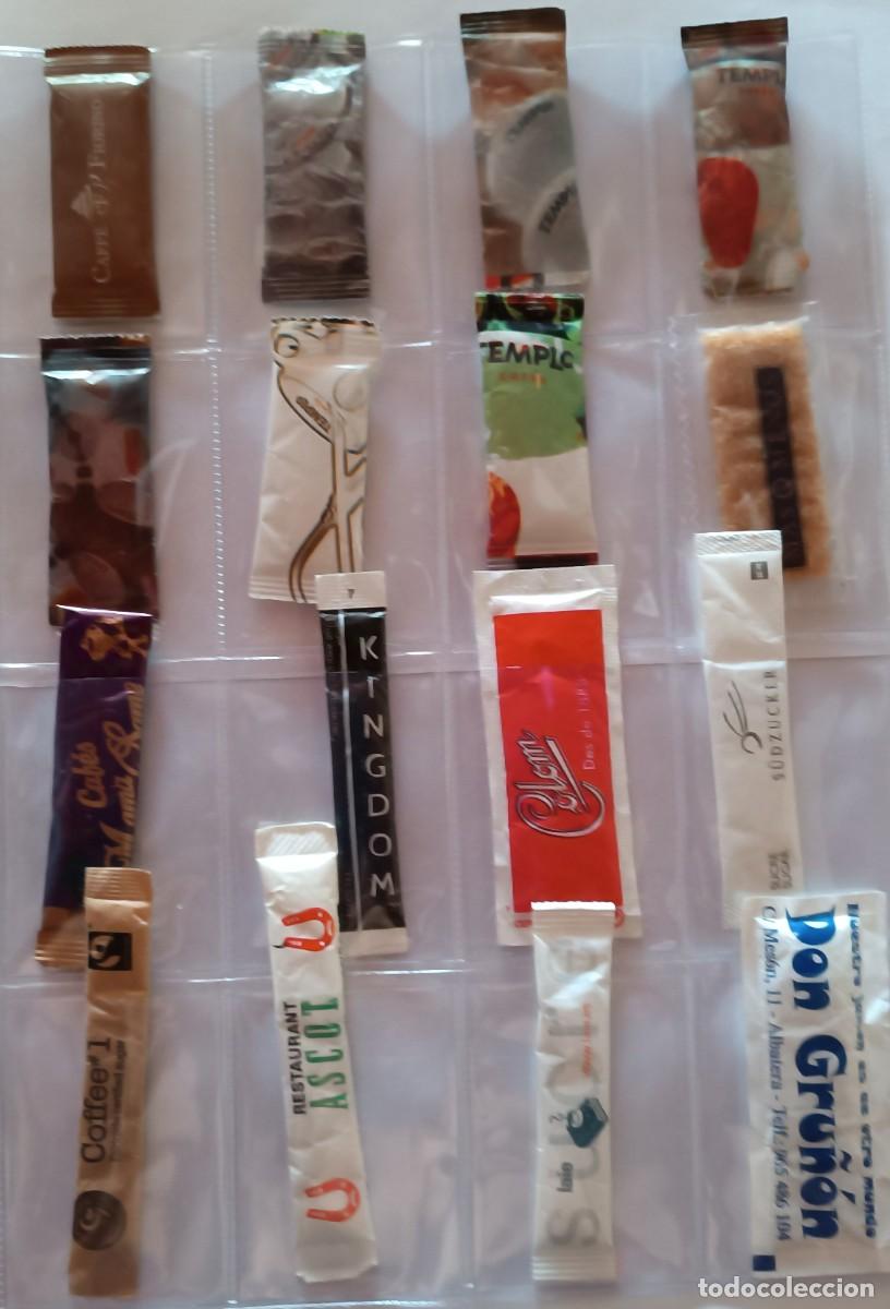Sobres de az&uacute;car de colecci&oacute;n: 16 sobres az&uacute;car llenos - Foto 1