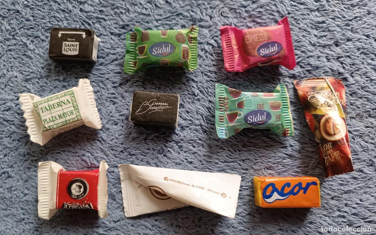 Sobres de az&uacute;car de colecci&oacute;n: 10 sobres az&uacute;car llenos tipo terr&oacute;n - Foto 1