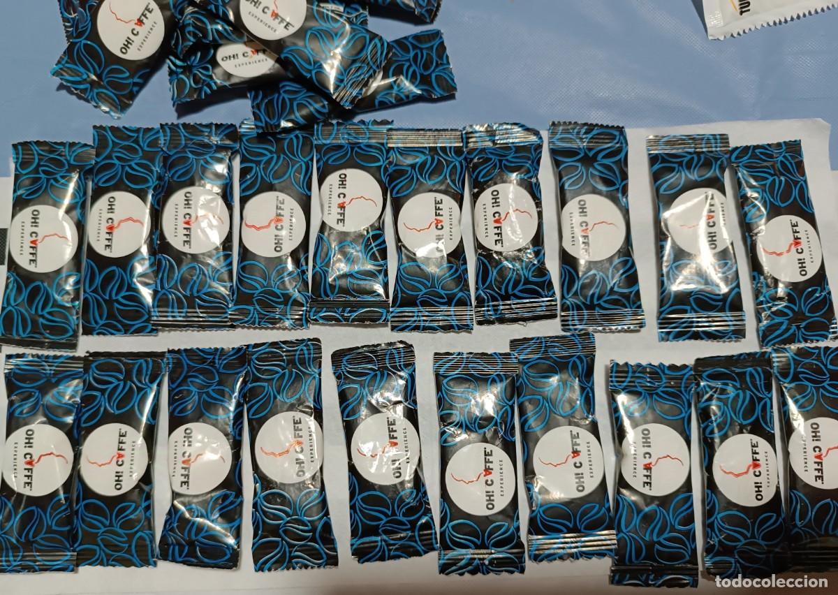 Sobres de az&uacute;car de colecci&oacute;n: 30 sobres repetidos llenos OH CAF&Eacute; - Foto 1