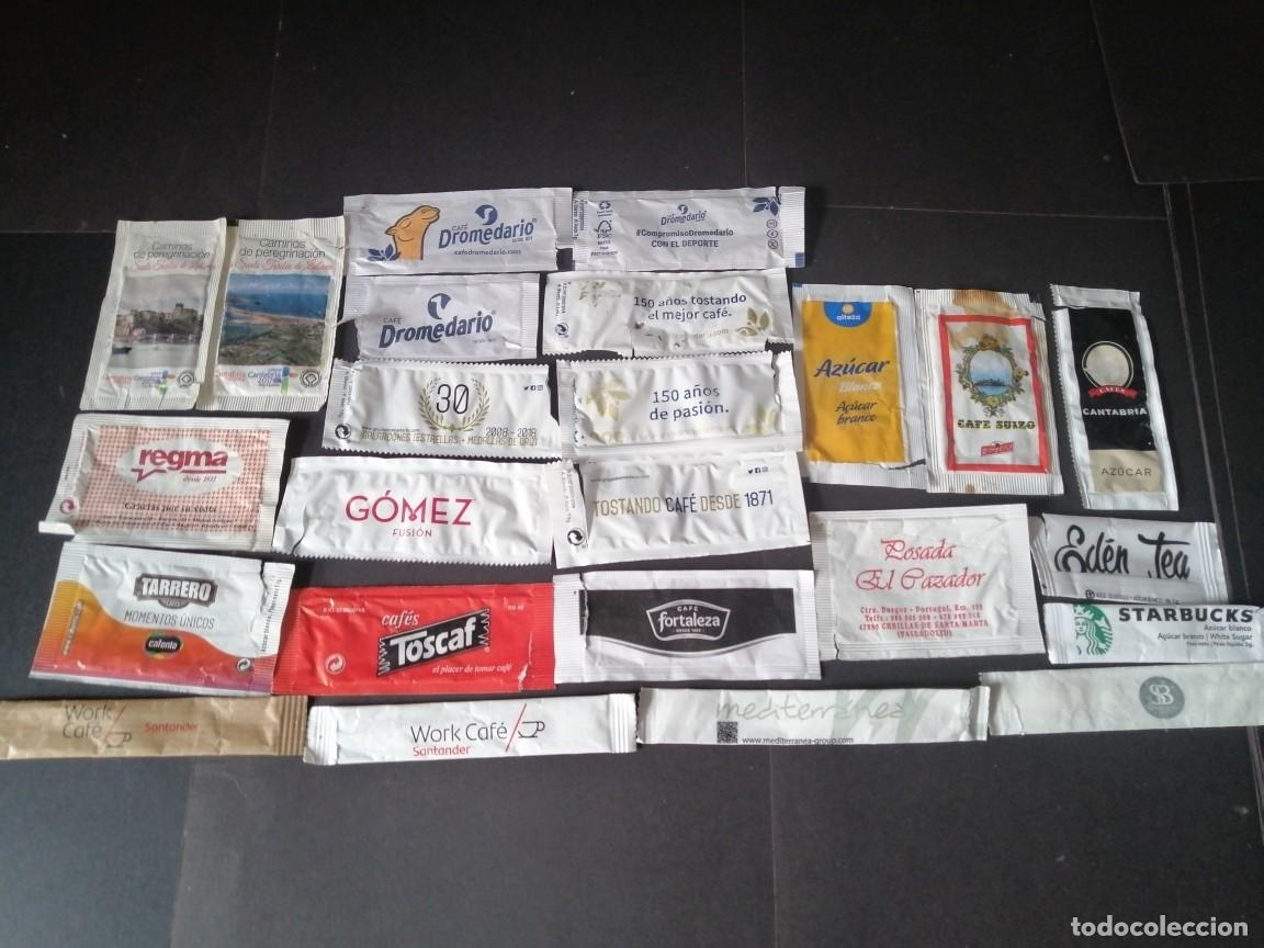 Sobres de az&uacute;car de colecci&oacute;n: LOTE DE SOBRES DE AZ&Uacute;CAR, VAC&Iacute;OS - Foto 1