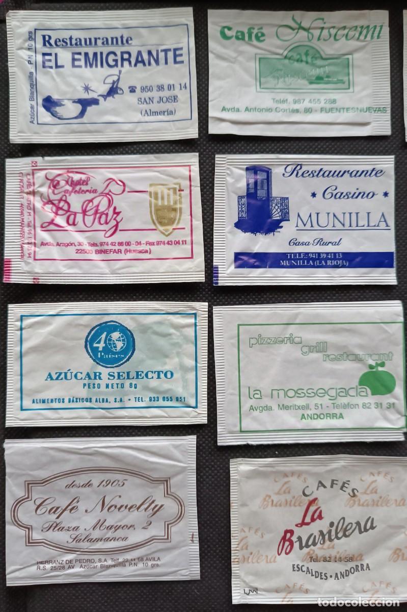 Sobres de az&uacute;car de colecci&oacute;n: 16 sobres az&uacute;car vac&iacute;os - Foto 2