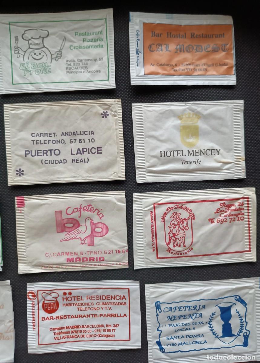 Sobres de az&uacute;car de colecci&oacute;n: 16 sobres az&uacute;car vac&iacute;os - Foto 3