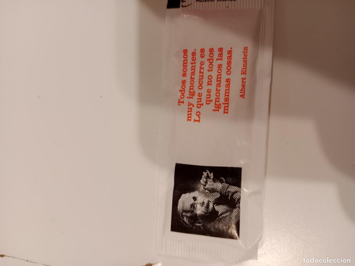 Sobres de az&uacute;car de colecci&oacute;n: C-UGG SOBRE DE AZUCAR ALBERT EINSTEIN CITA AZ&Ugrave;CAR - Foto 1