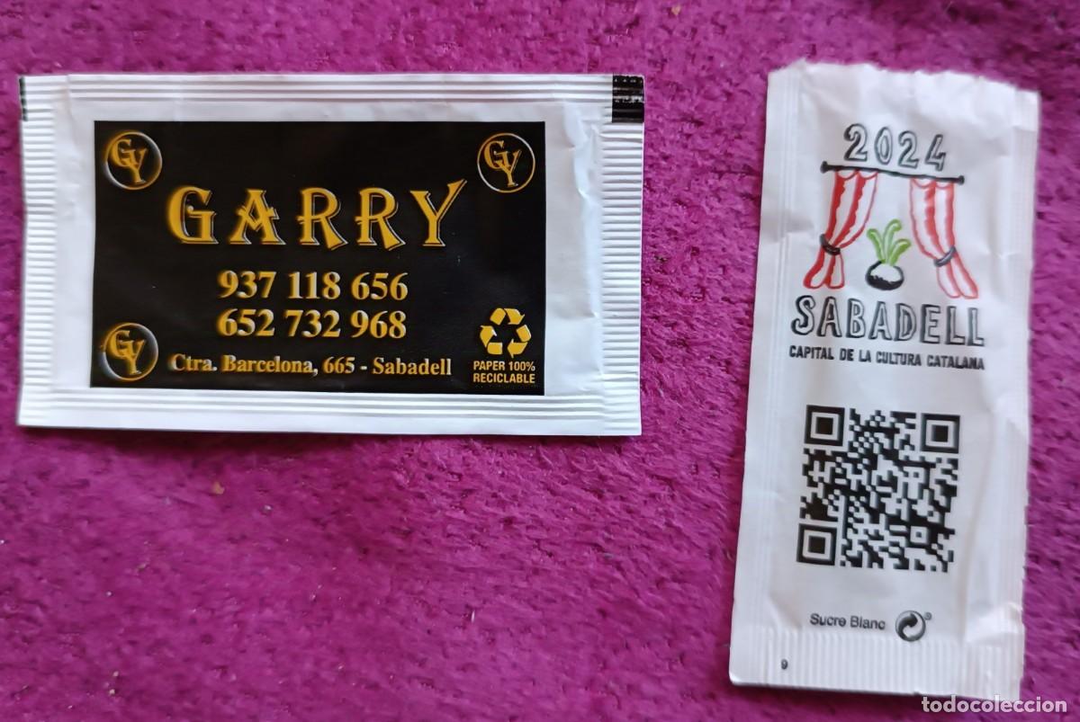 Sobres de az&uacute;car de colecci&oacute;n: 2 Sobres az&uacute;car de Sabadell - Foto 1