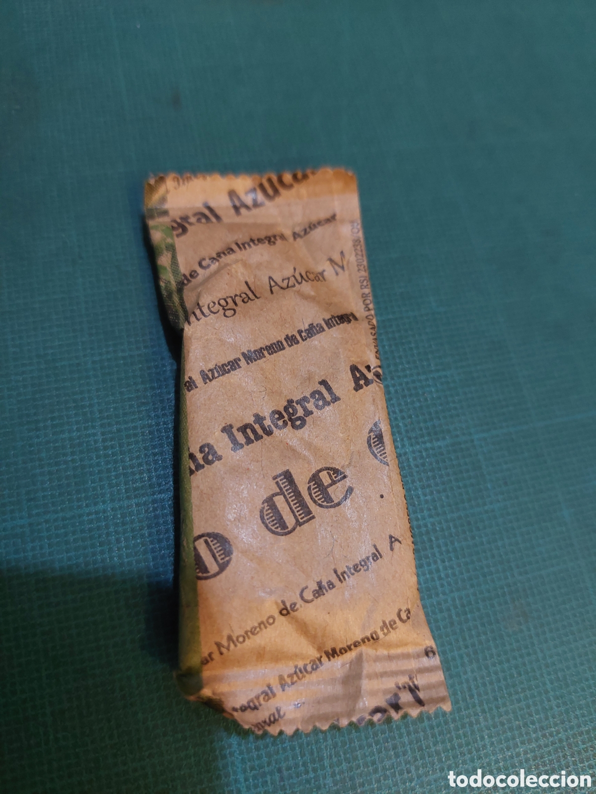 Sobres de az&uacute;car de colecci&oacute;n: Az&uacute;cares integral moreno - Foto 1