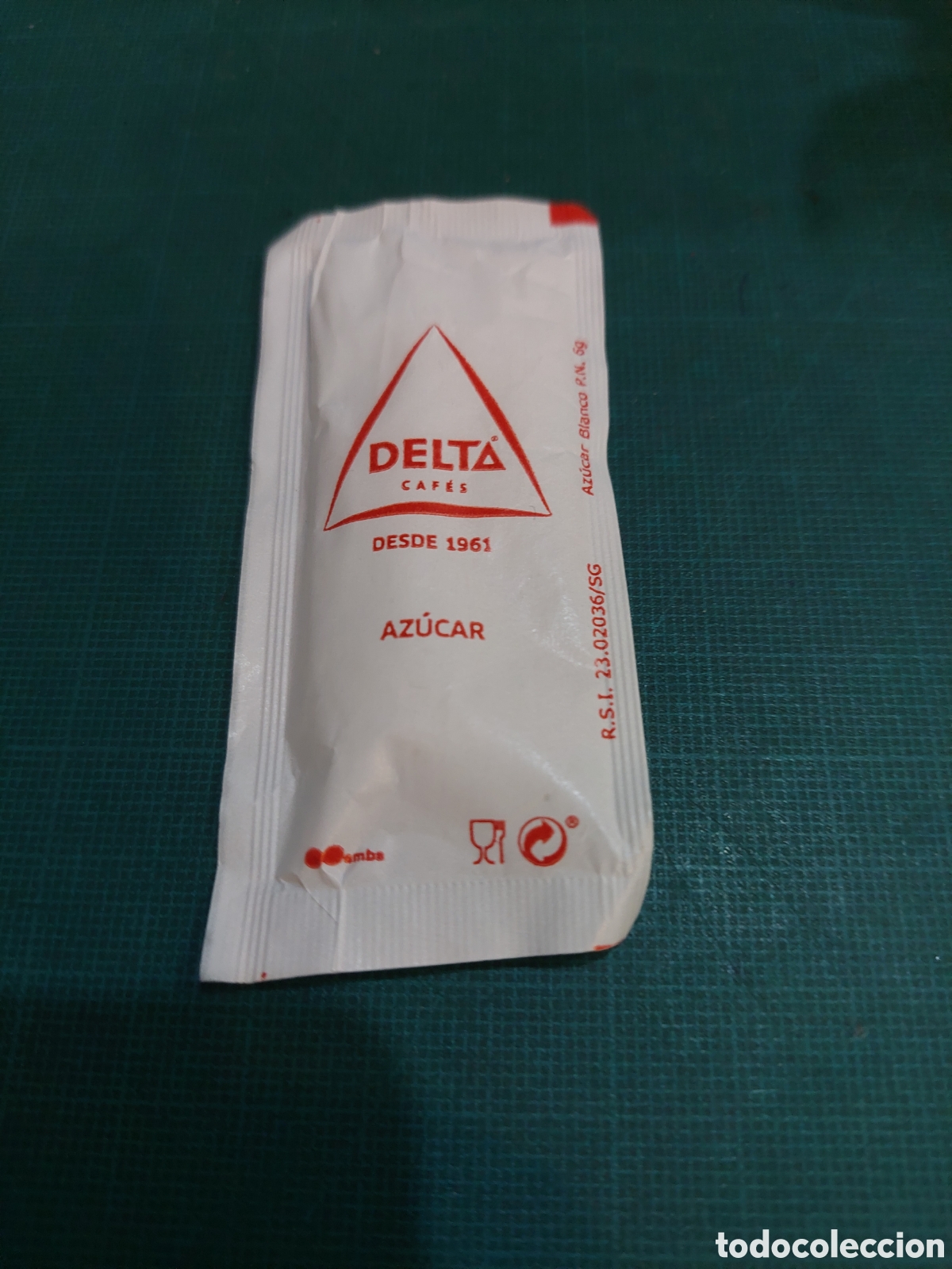 Sobres de az&uacute;car de colecci&oacute;n: Az&uacute;cares llenos delta caf&eacute;s - Foto 2