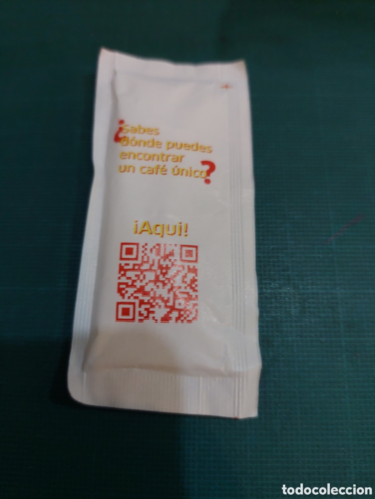 Sobres de az&uacute;car de colecci&oacute;n: Az&uacute;cares llenos delta caf&eacute;s - Foto 1
