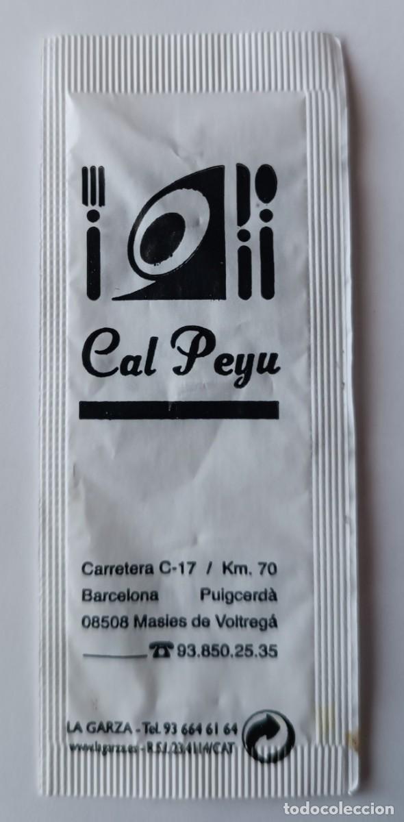 Sobres de az&uacute;car de colecci&oacute;n: Sobre az&uacute;car CAL PEYU Masies de Voltreg&aacute; - Foto 1