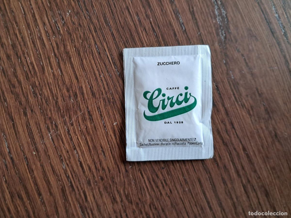 Sobres de az&uacute;car de colecci&oacute;n: sobre de az&uacute;car vac&iacute;o de publicidad, Caff&egrave; Circi. - Foto 1