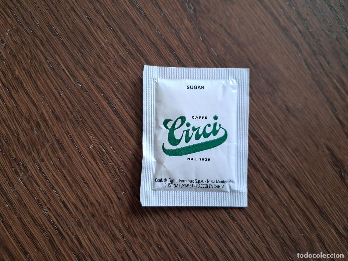 Sobres de az&uacute;car de colecci&oacute;n: sobre de az&uacute;car vac&iacute;o de publicidad, Caff&egrave; Circi. - Foto 2