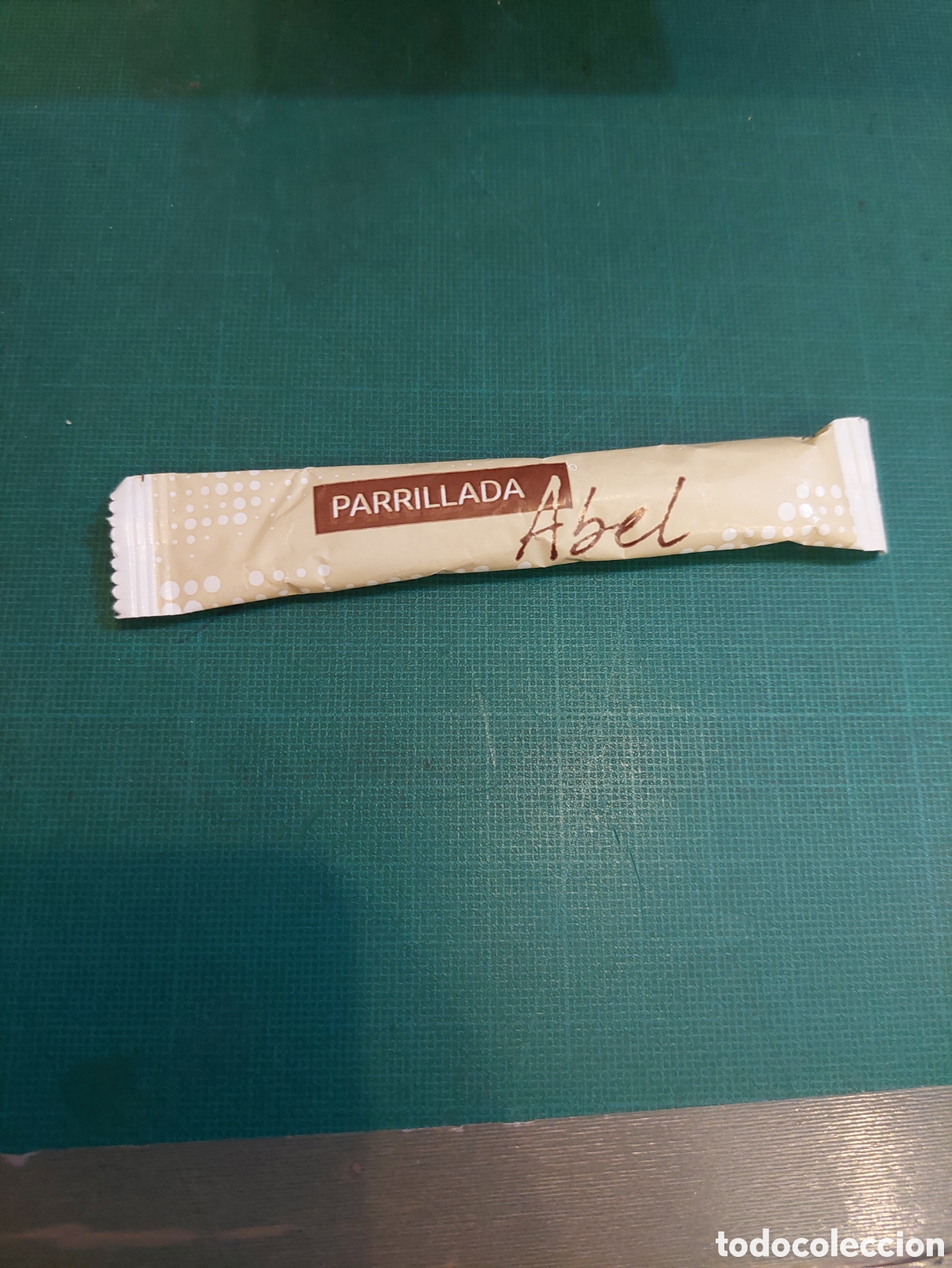 Sobres de az&uacute;car de colecci&oacute;n: AZ&Uacute;CARES PARRILLADA ABEL - Foto 1