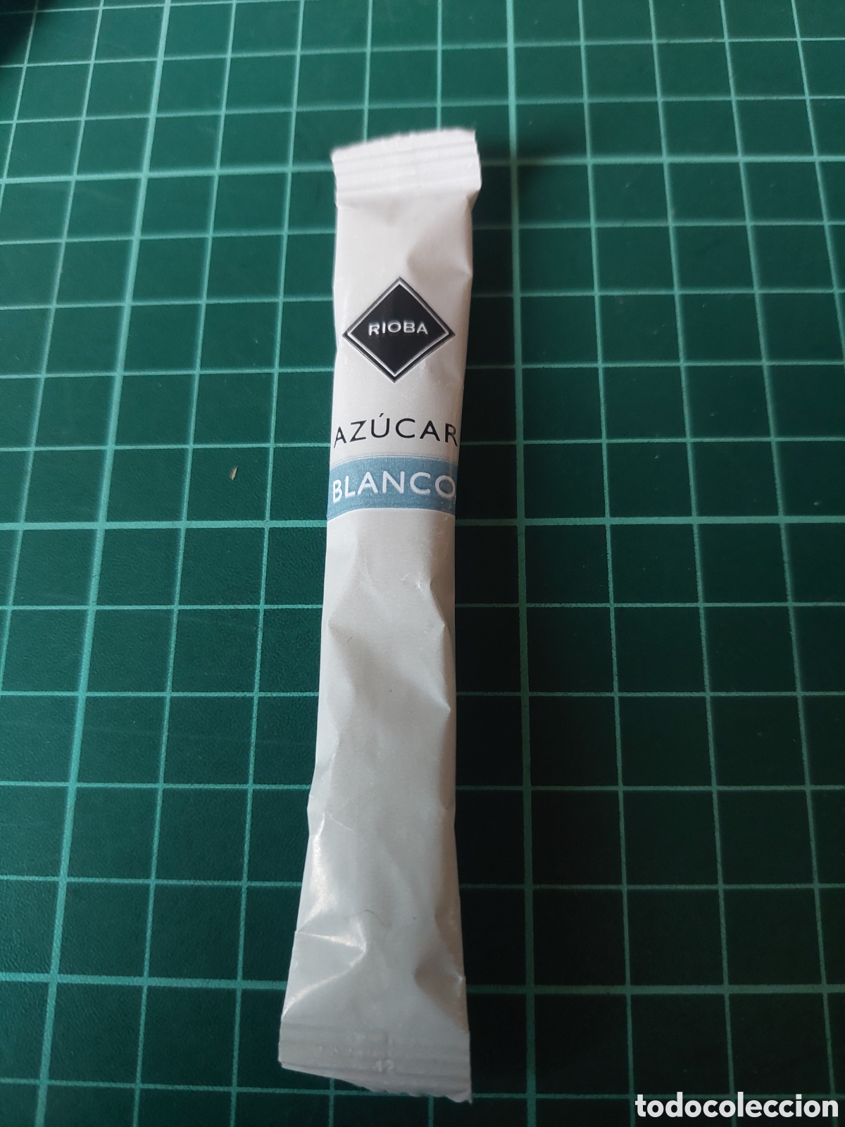 Sobres de az&uacute;car de colecci&oacute;n: LLENO AZ&Uacute;CARES BLANCO RIOBA - Foto 1