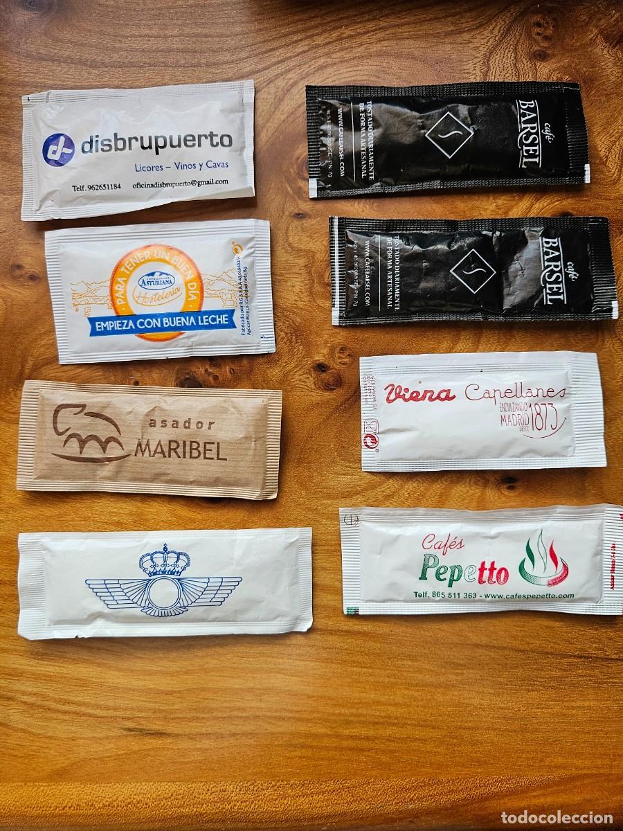 Sobres de az&uacute;car de colecci&oacute;n: LOTE 8 SOBRES DE AZUCAR - Foto 2