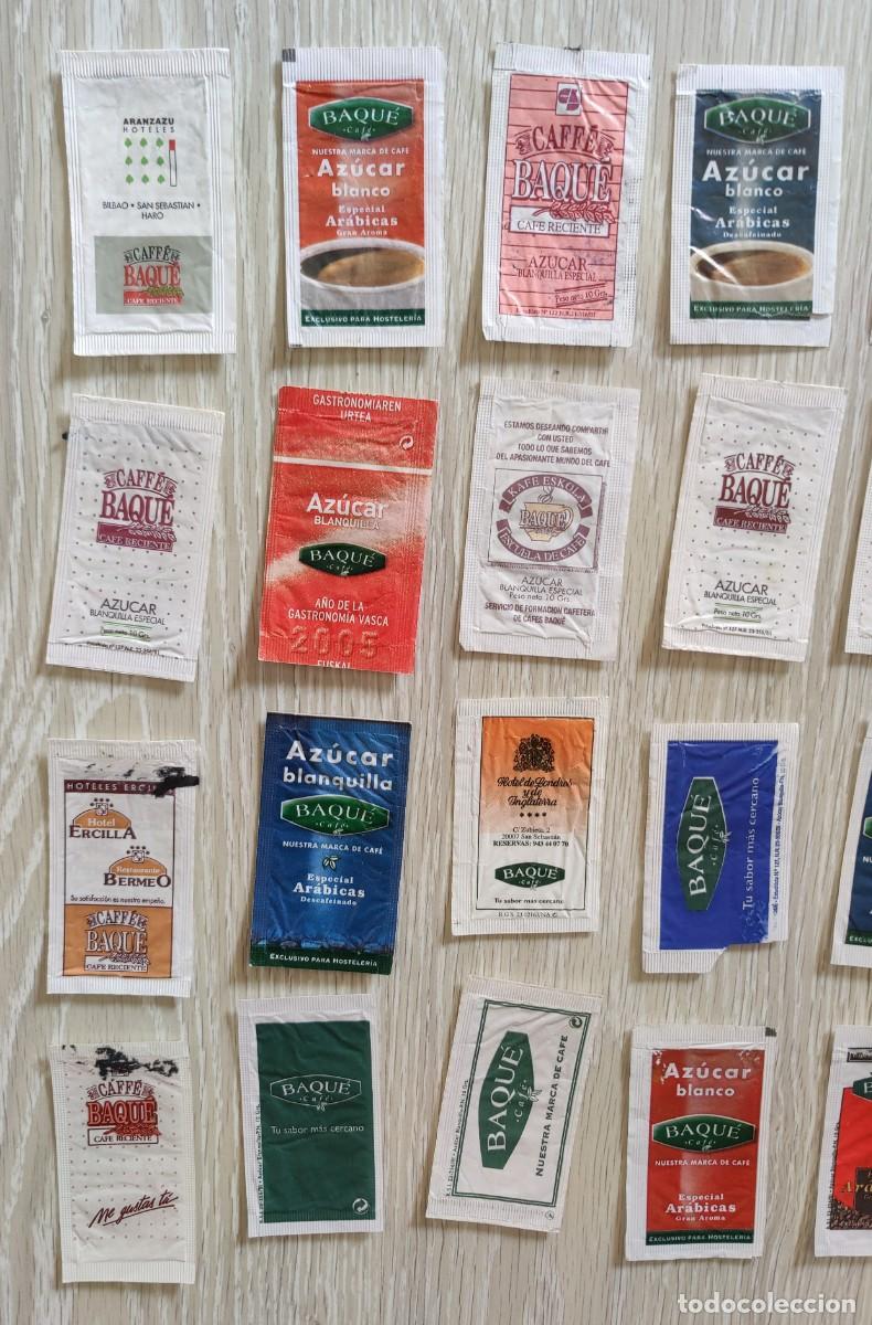 Sobres de az&uacute;car de colecci&oacute;n: 30 Sobres de azucar. Cafes Bague. - Foto 2