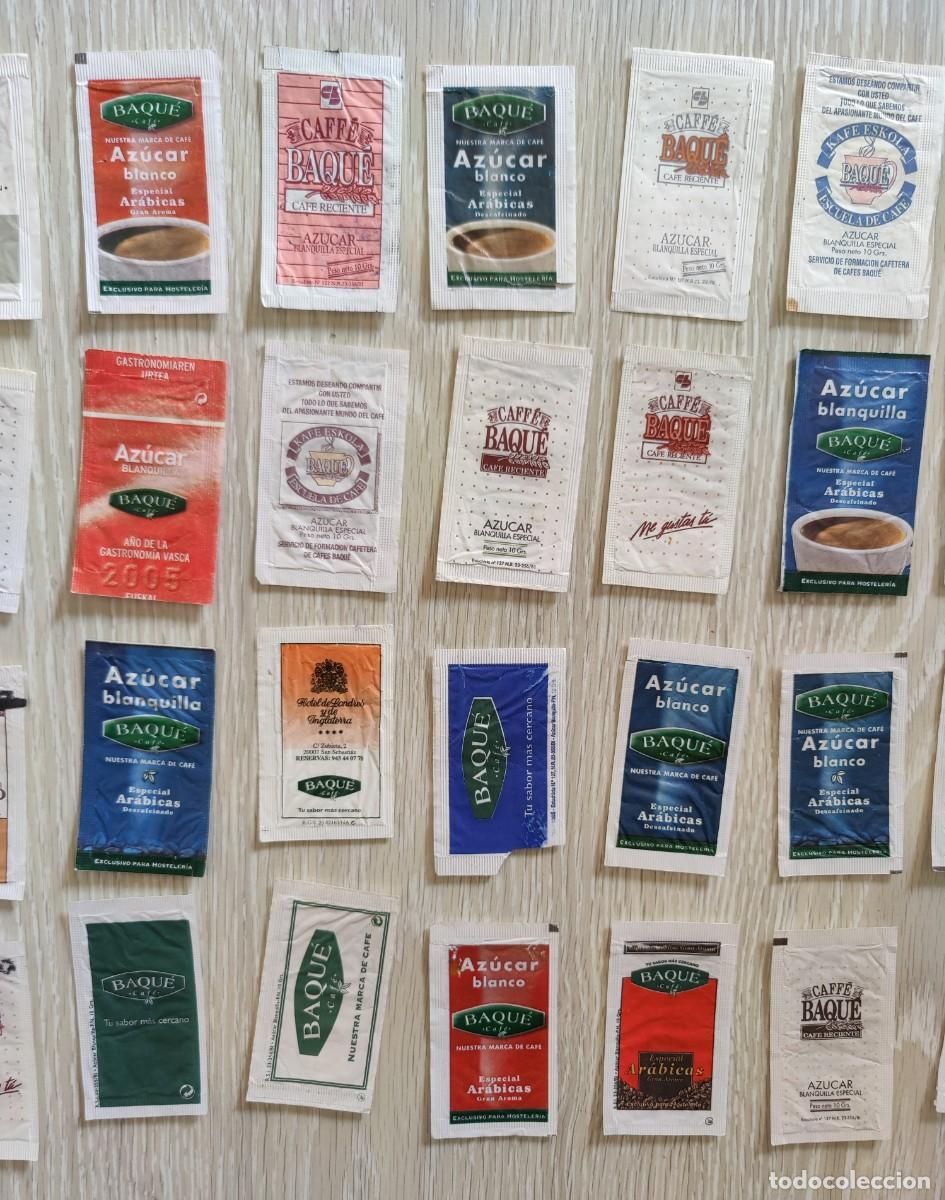 Sobres de az&uacute;car de colecci&oacute;n: 30 Sobres de azucar. Cafes Bague. - Foto 3