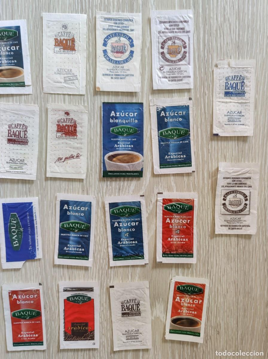 Sobres de az&uacute;car de colecci&oacute;n: 30 Sobres de azucar. Cafes Bague. - Foto 4