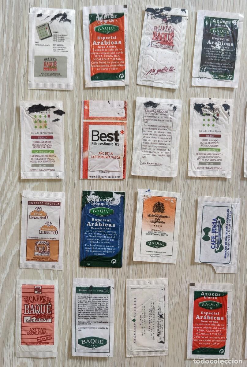 Sobres de az&uacute;car de colecci&oacute;n: 30 Sobres de azucar. Cafes Bague. - Foto 7