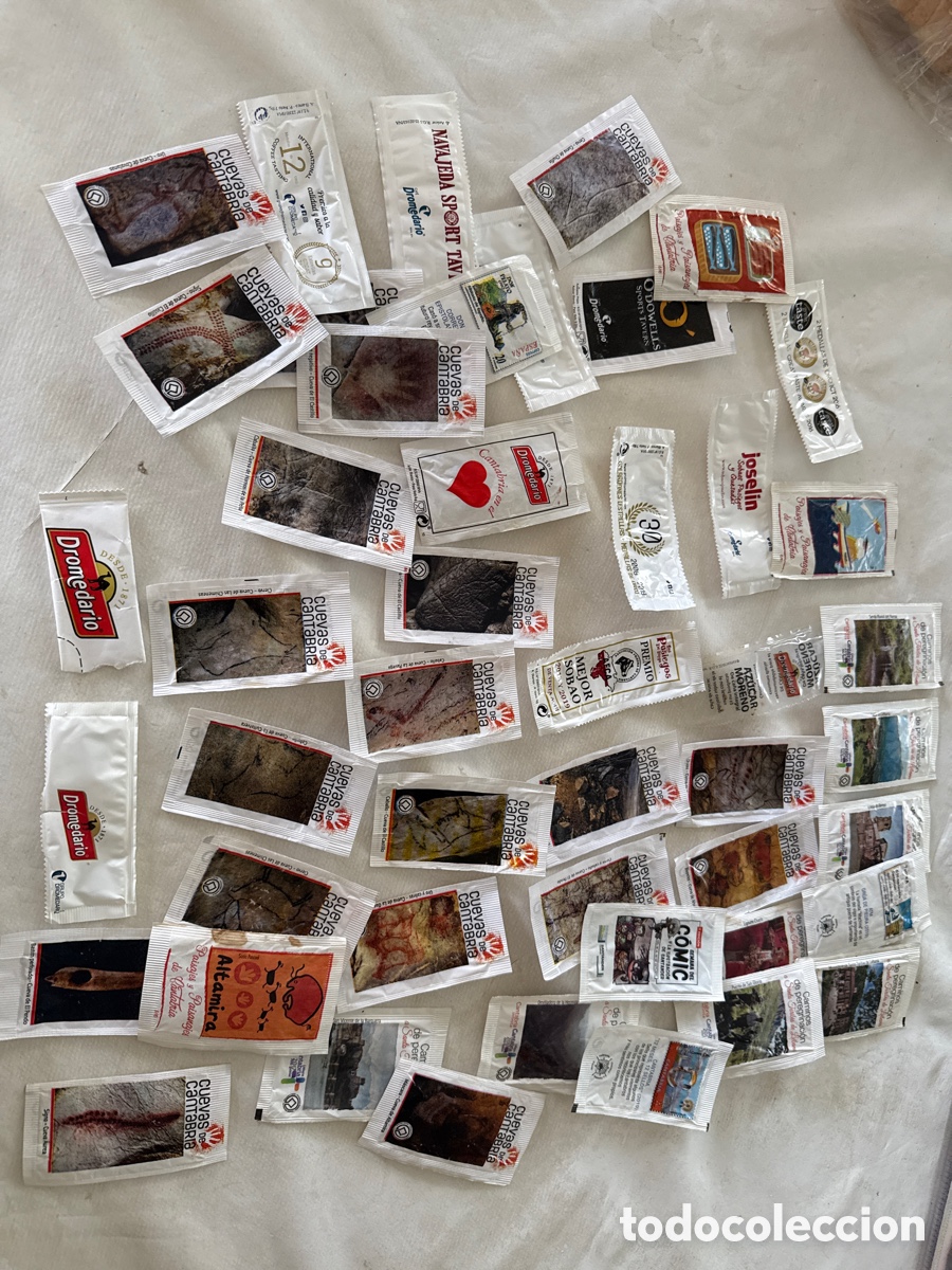 Sobres de az&uacute;car de colecci&oacute;n: Sobres de az&uacute;car vaciados - Foto 1