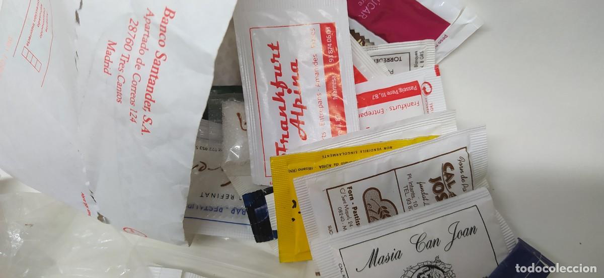 Sobres de az&uacute;car de colecci&oacute;n: Lote sobres de azucar usados y sin usar - Foto 1