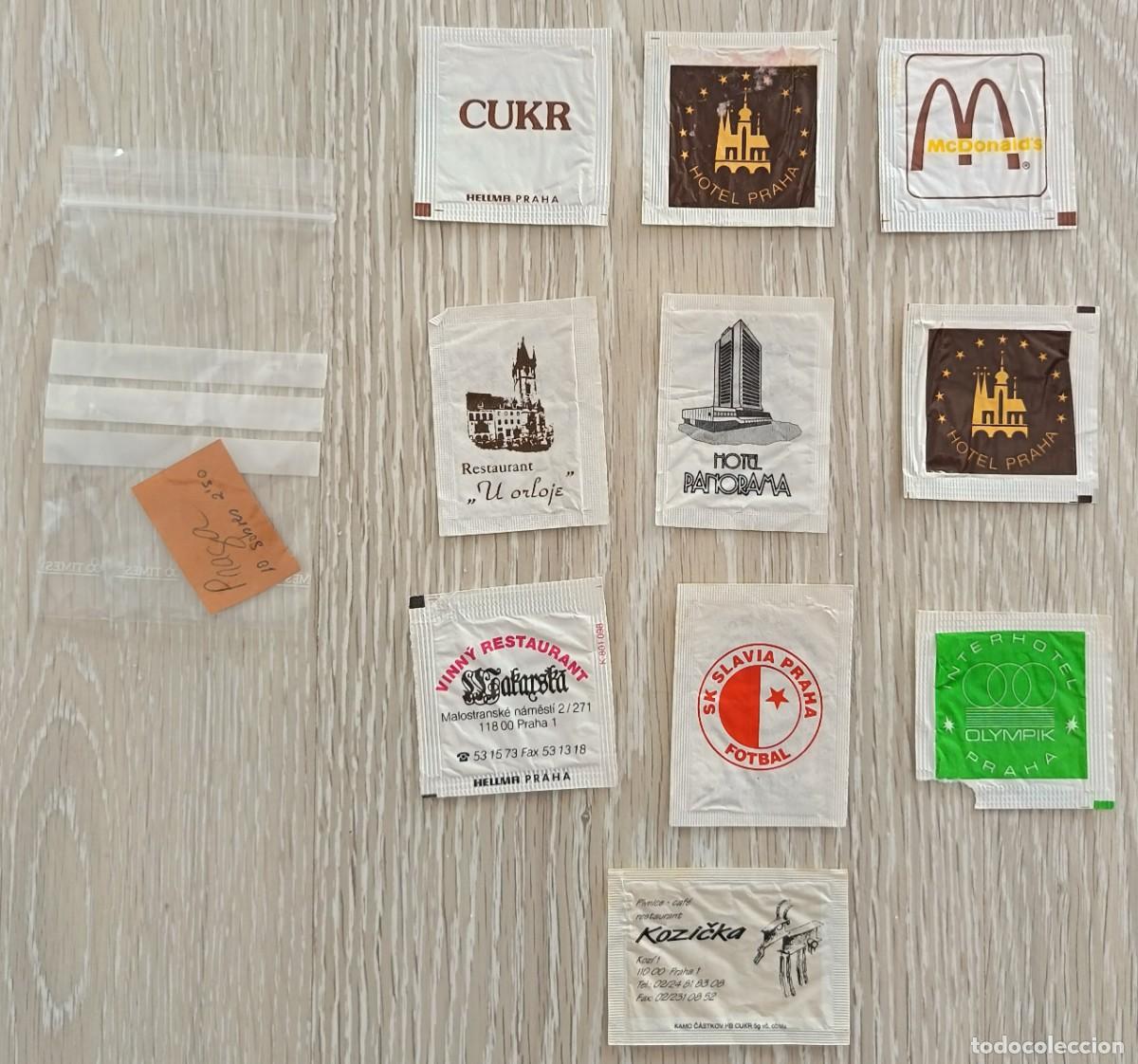 Sobres de az&uacute;car de colecci&oacute;n: 10 Sobres de azucar. Praga. - Foto 1