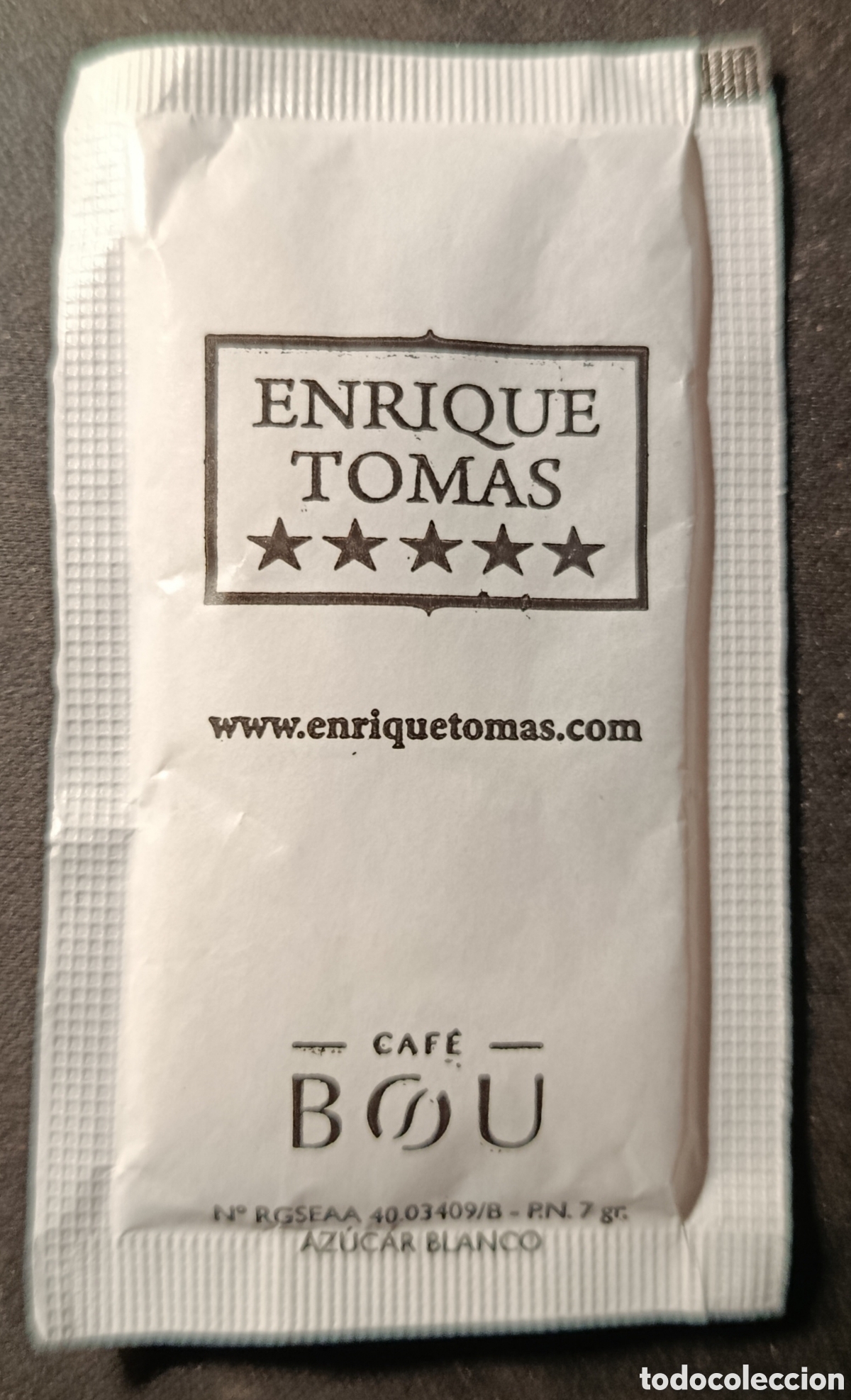Sobres de az&uacute;car de colecci&oacute;n: SOBRE DE AZ&Uacute;CAR (LLENO) - Foto 1