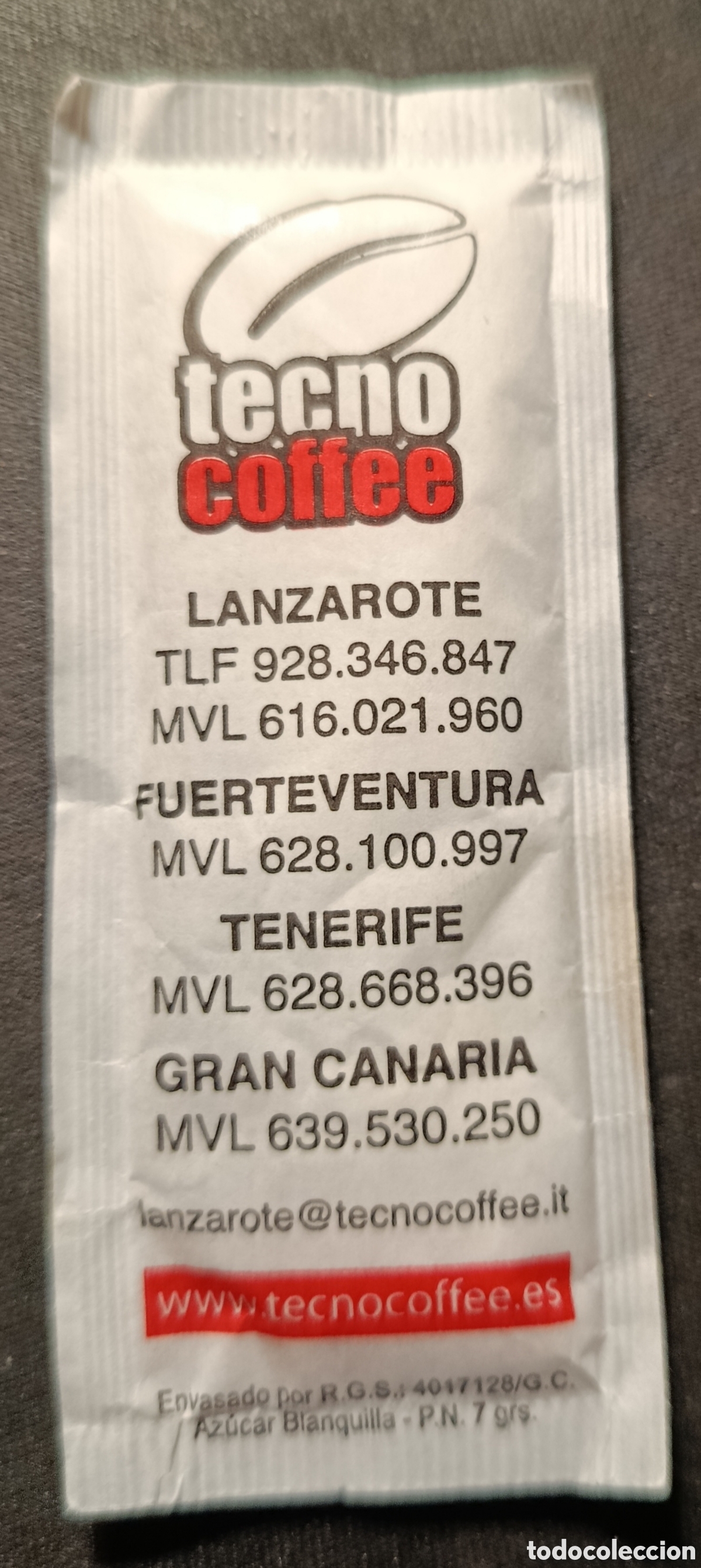 Sobres de az&uacute;car de colecci&oacute;n: SOBRE DE AZ&Uacute;CAR (LLENO) - Foto 2