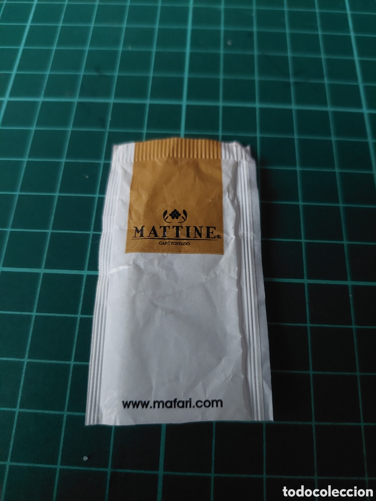 Sobres de az&uacute;car de colecci&oacute;n: SOBRE VACIO AZ&Uacute;CARES MATINE VACIO - Foto 1