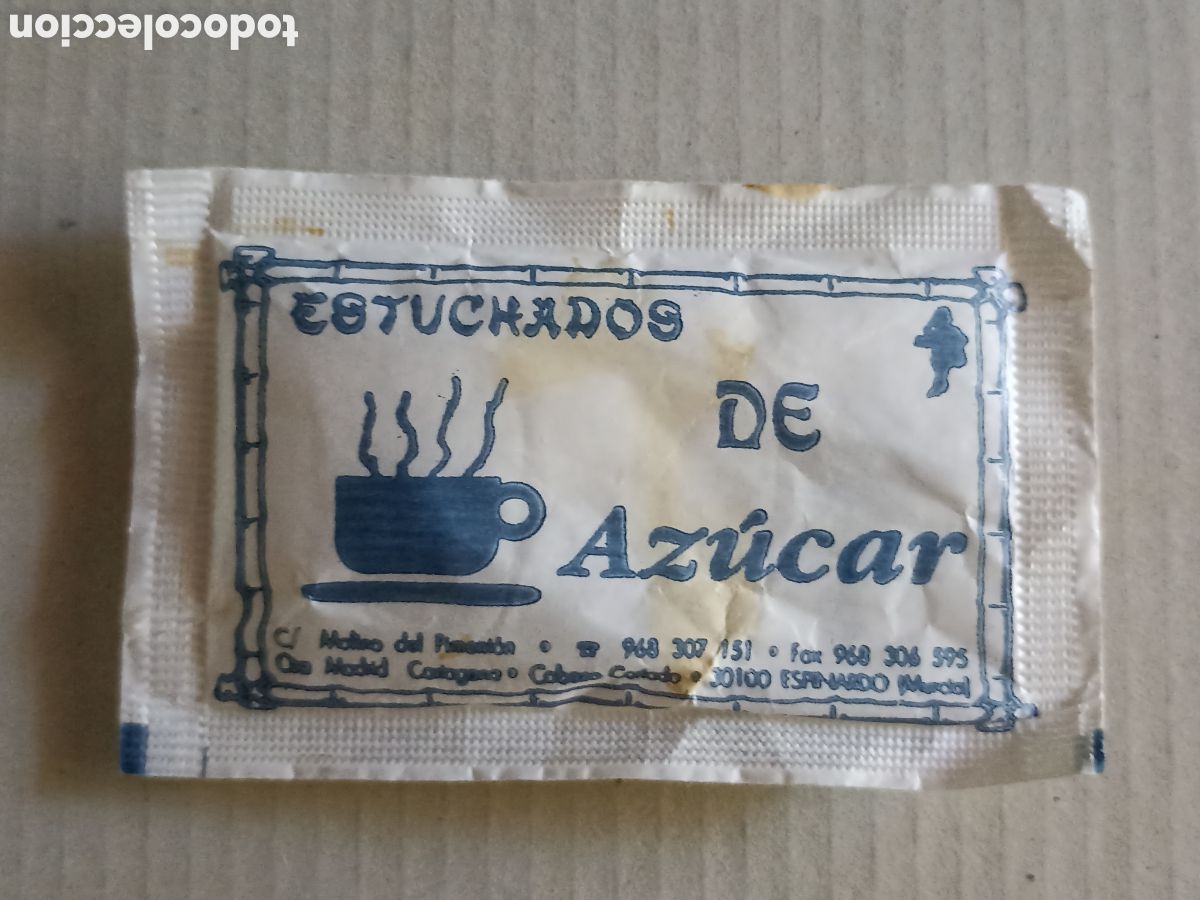 Sobres de az&uacute;car de colecci&oacute;n: 1 Azucarillo lleno - Estuchados Fany - Pedido m&iacute;nimo 3 &euro;