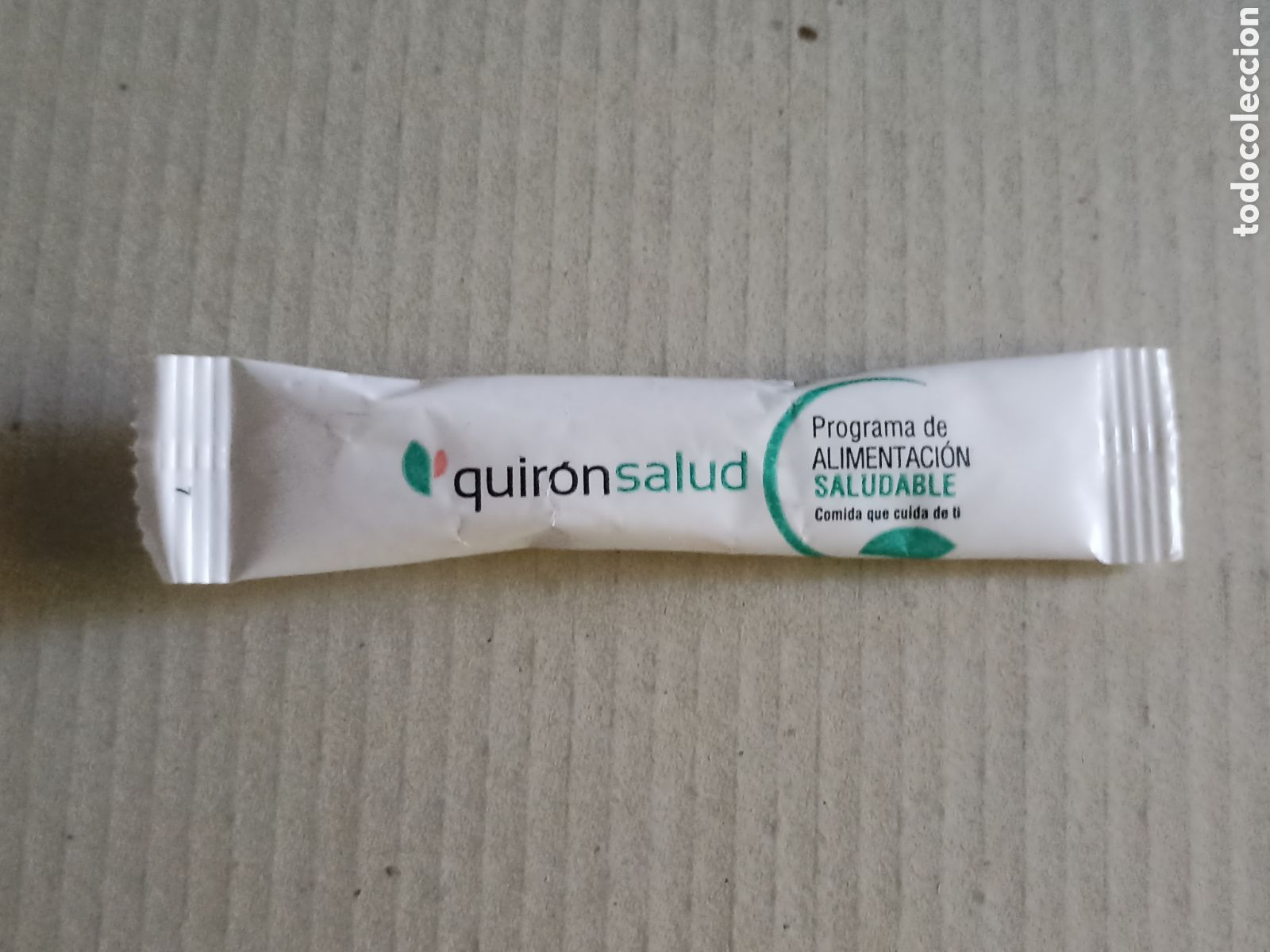 Sobres de az&uacute;car de colecci&oacute;n: 1 Azucarillo lleno - Quir&oacute;n Salud - Pedido m&iacute;nimo 3 &euro;