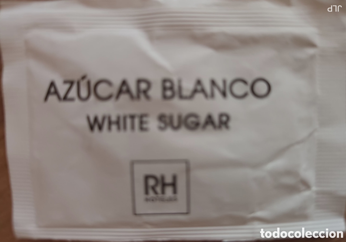 Sobres de az&uacute;car de colecci&oacute;n: SOBRE DE AZUCAR. RH HOTELES - Foto 2