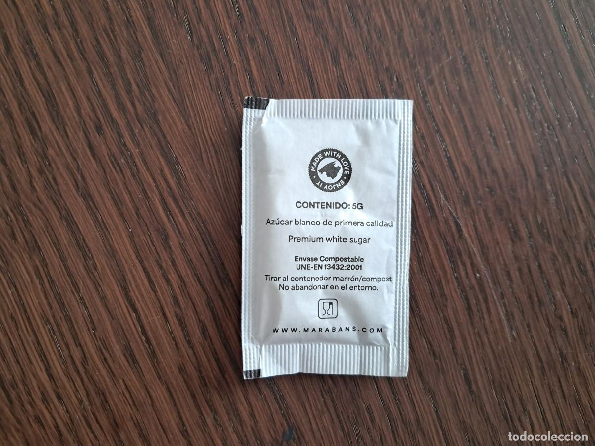 Sobres de az&uacute;car de colecci&oacute;n: sobre de az&uacute;car vac&iacute;o, Marabans. - Foto 2