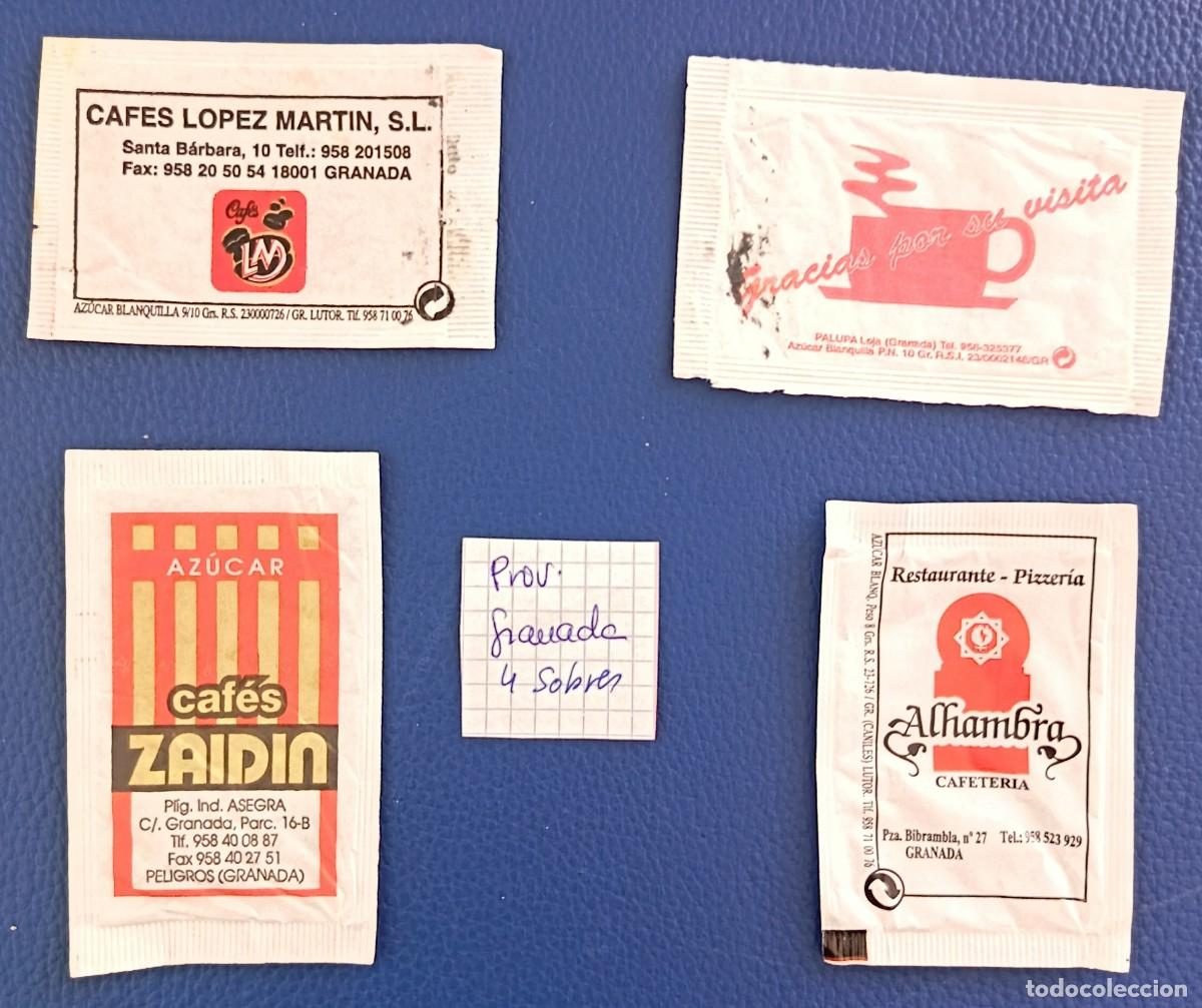 Sobres de az&uacute;car de colecci&oacute;n: 4 Sobres de azucar. Granada. - Foto 1