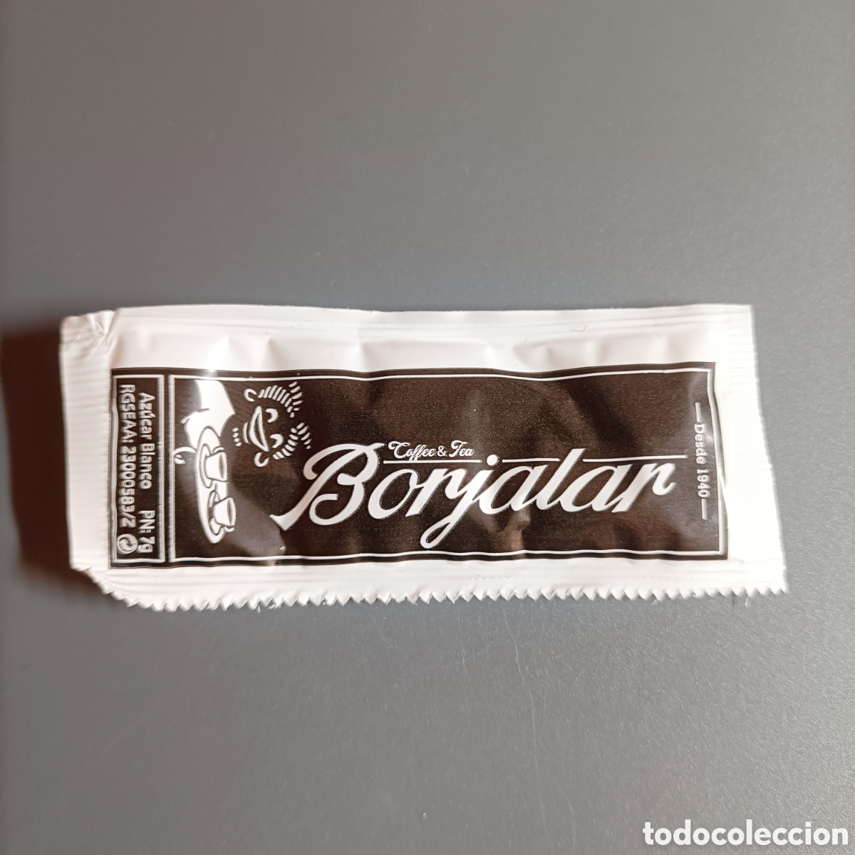 Sobres de az&uacute;car de colecci&oacute;n: SOBR&Eacute; AZ&Uacute;CAR LLENO. CAF&Eacute; & T&Eacute;