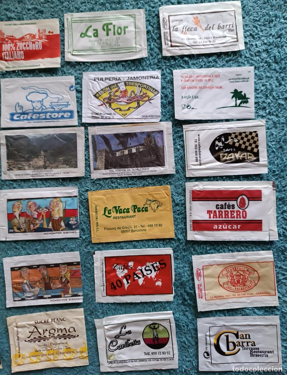 Sobres de az&uacute;car de colecci&oacute;n: 40 sobres vacios az&uacute;car