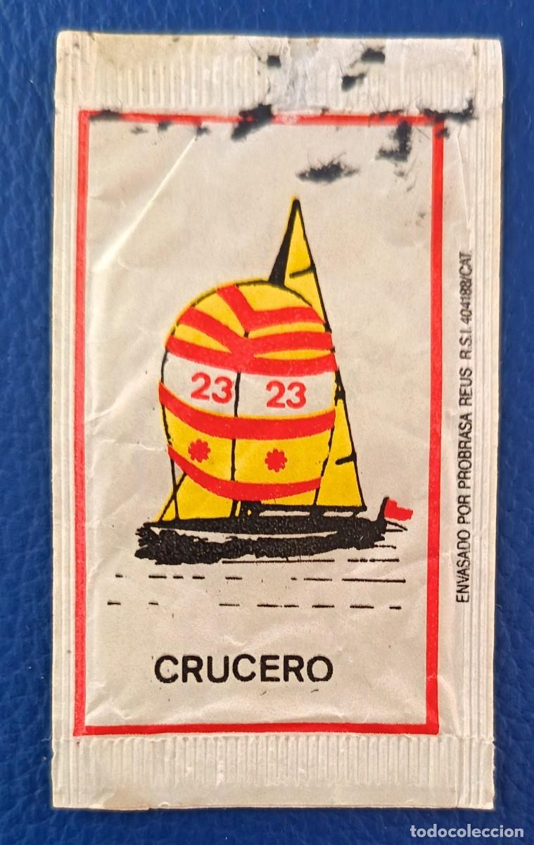 Sobres de az&uacute;car de colecci&oacute;n: Sobre de Azucar. Cafes Brasilia. Crucero.