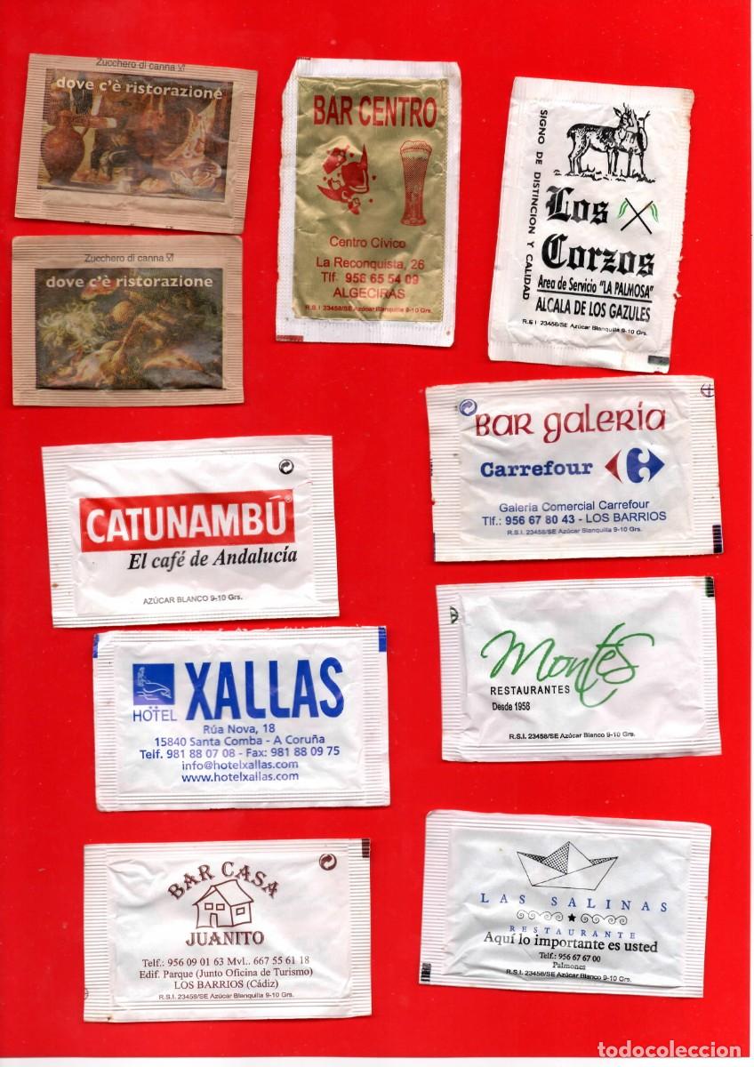 Sobres de az&uacute;car de colecci&oacute;n: Lote 29 sobres de Azucar Vacios - Todos Diferentes