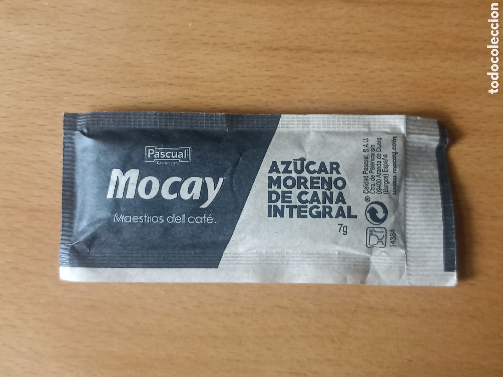 Sobres de az&uacute;car de colecci&oacute;n: 1 Azucarillo lleno - Mokay Sin duda te ellijo a ti moreno - Pedido m&iacute;nimo 3 &euro;