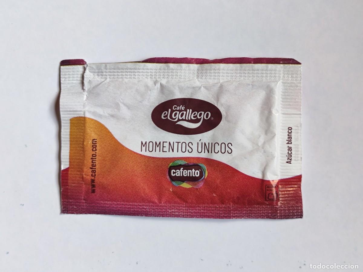 Sobres de az&uacute;car de colecci&oacute;n: SOBRE AZ&Uacute;CAR VACIO - CAF&Eacute; EL GALLEGO CAFENTO - Foto 2