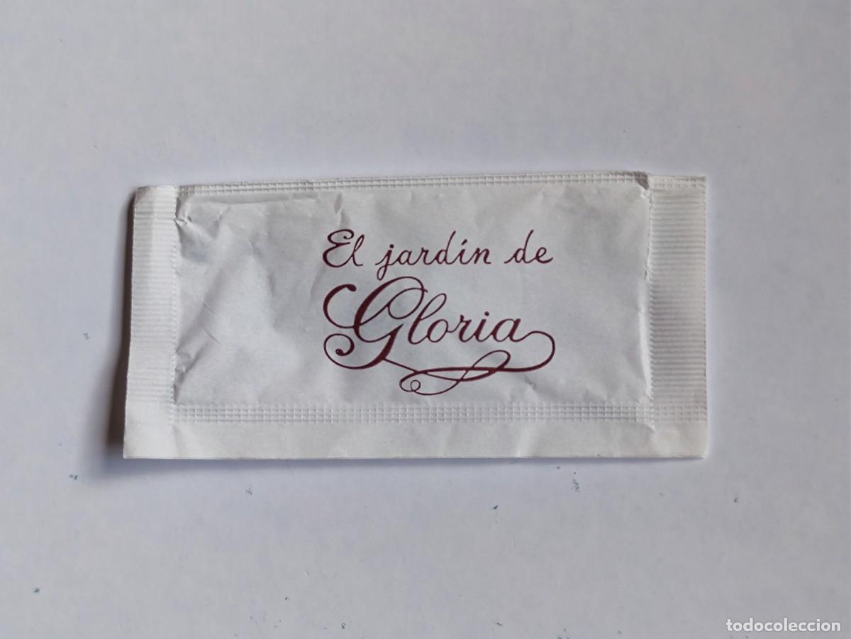 Sobres de az&uacute;car de colecci&oacute;n: SOBRE AZUCAR VACIO - 6 G - EL JARDIN DE GLORIA GIJON ASTURIAS/ CAF&Eacute; CANDELAS 40.13564/PO