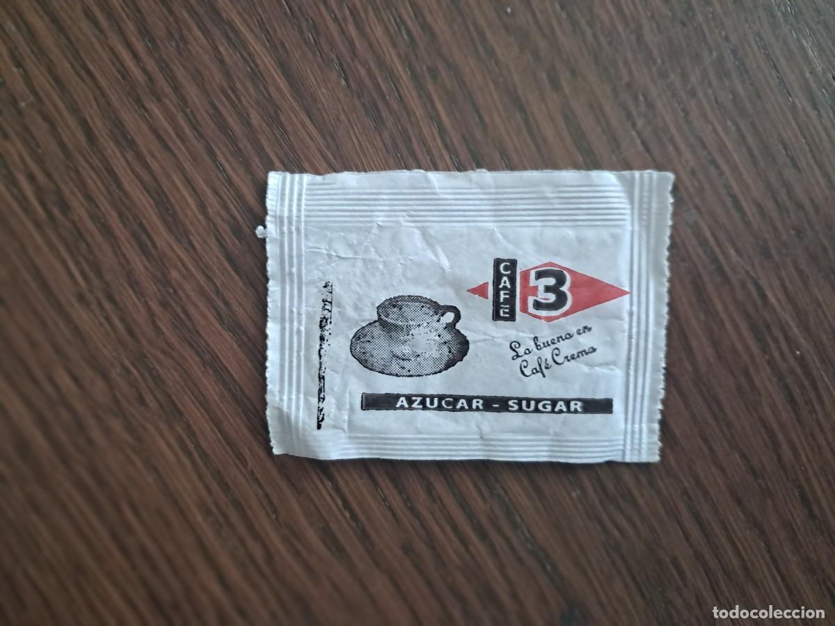 Sammlung von Zuckerbeuteln: sobre de az&uacute;car vac&iacute;o de publicidad, caf&eacute; 3, Argentina.