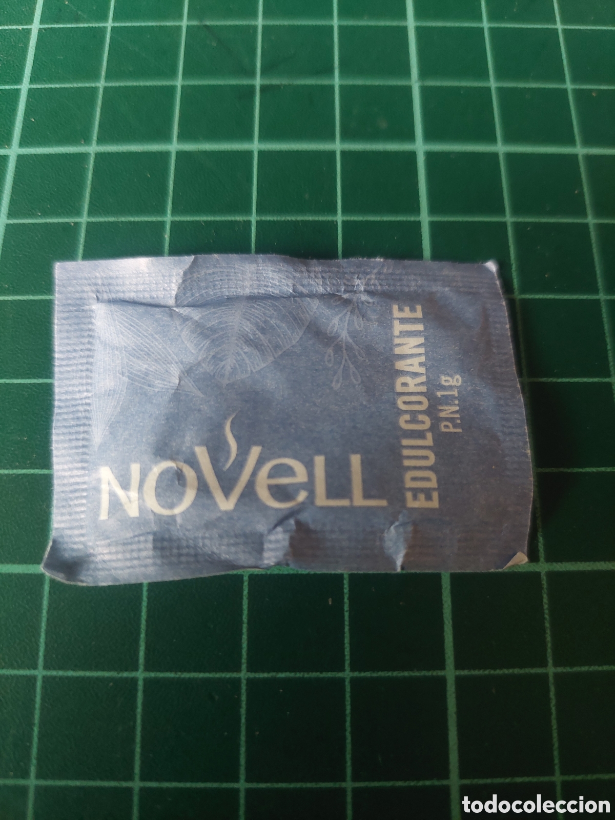 Sobres de az&uacute;car de colecci&oacute;n: NOVELL EDULCORANTE SACARINA LLENO