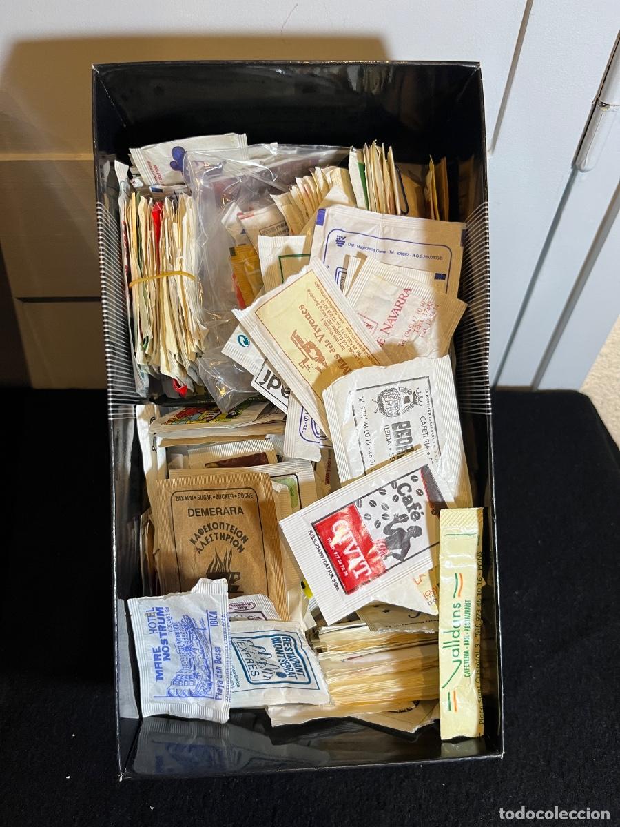 Sobres de az&uacute;car de colecci&oacute;n: Lote sobres az&uacute;car antiguos glucofilia colecci&oacute;n azucarillos vintage hoteles cafeter&iacute;as azucarillos