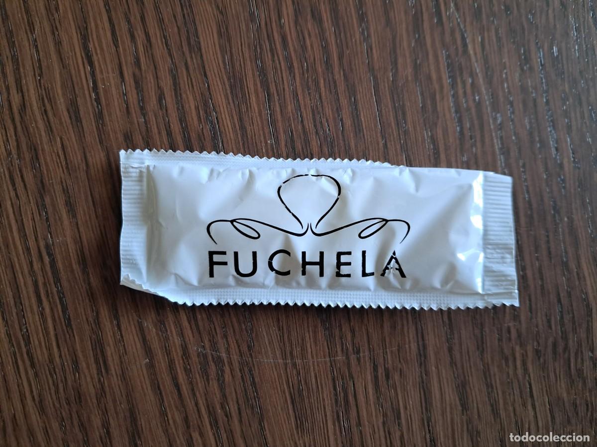 Sobres de az&uacute;car de colecci&oacute;n: sobre de az&uacute;car publicitario, pulper&iacute;a Fuchela, O Carballino, Galicia.