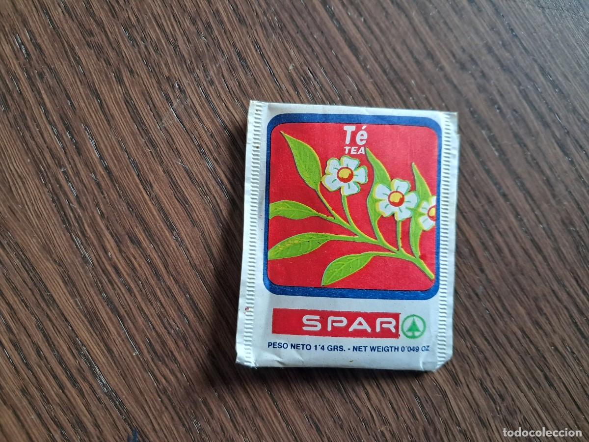 Sobres de az&uacute;car de colecci&oacute;n: bolsita de te, spar espa&ntilde;ola.