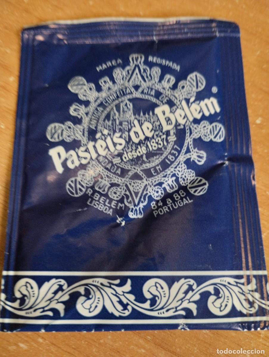 Sobres de az&uacute;car de colecci&oacute;n: Sobre azucar en polvo. Past&eacute;is de Bel&eacute;m.Lisboa desde 1837.