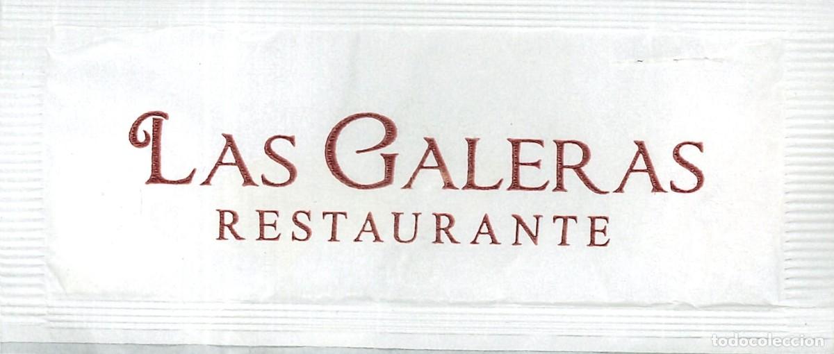 Sobres de az&uacute;car de colecci&oacute;n: SOBRE DE AZUCAR - VACIO - NORMAL - NOMINATIVO - RESTAURANTE LAS GALERAS - TARACENA (GUADALAJARA)