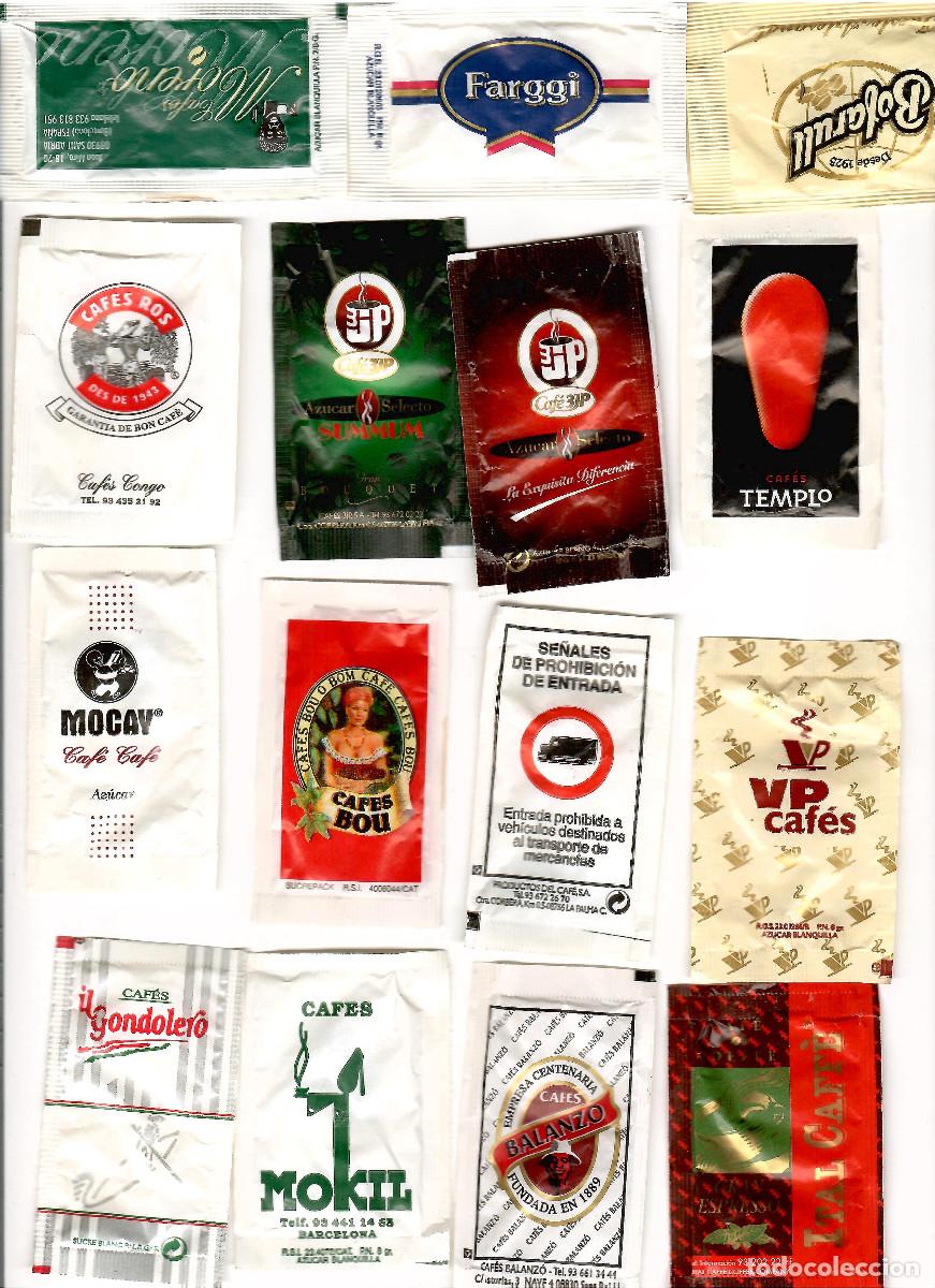 Sobres de az&uacute;car de colecci&oacute;n: GRAN LOTE DE SOBRECILLOS DE AZUCAR
