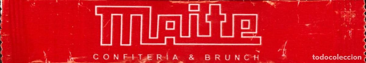 Sobres de az&uacute;car de colecci&oacute;n: SOBRE DE AZUCAR - VACIO - CANUTO - NOMINATIVO - CONFITERIA & BRUNCH MAITE (MURCIA)