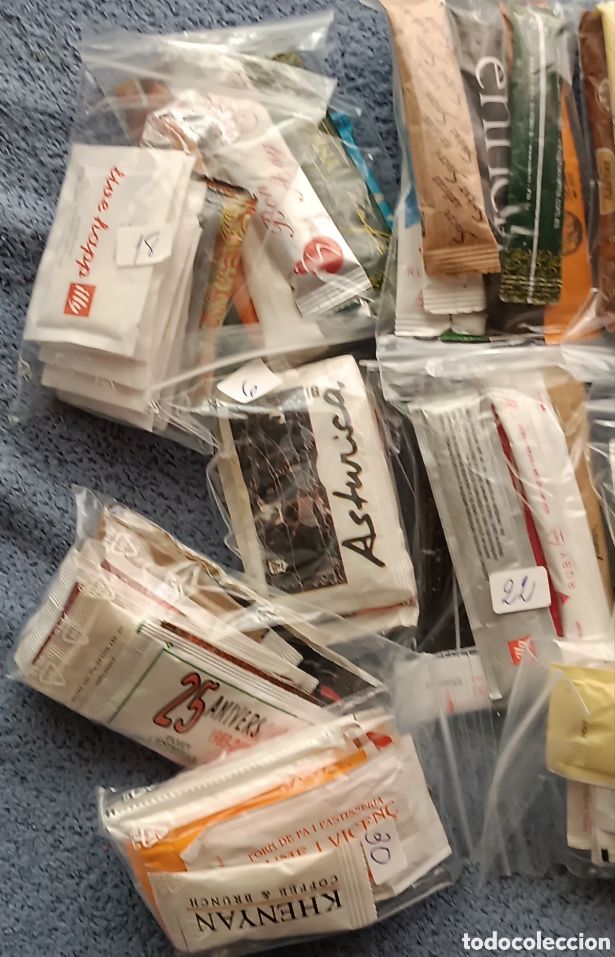 Sobres de az&uacute;car de colecci&oacute;n: 112 sobres az&uacute;car Llenos - Foto 2